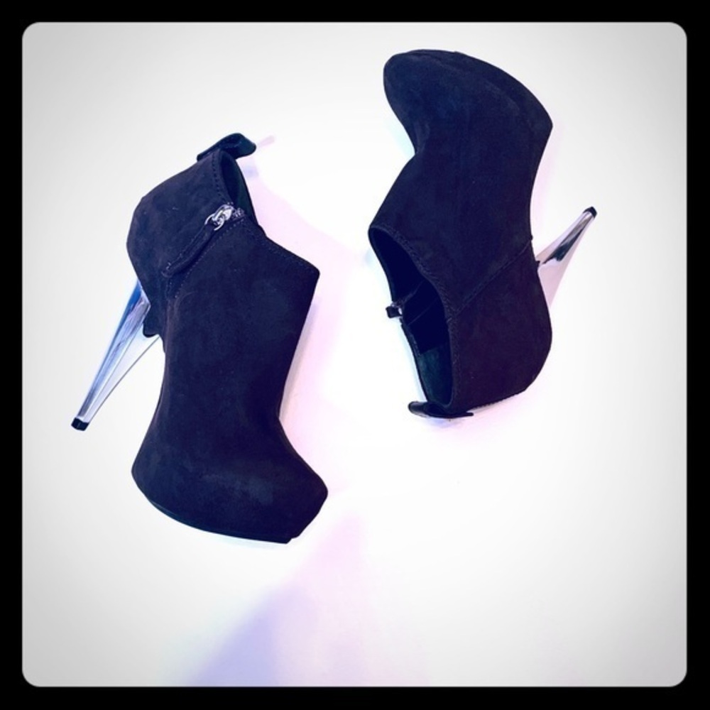 GIUSEPPE ZANOTTI Brown Suede Ankle Booties-6.5